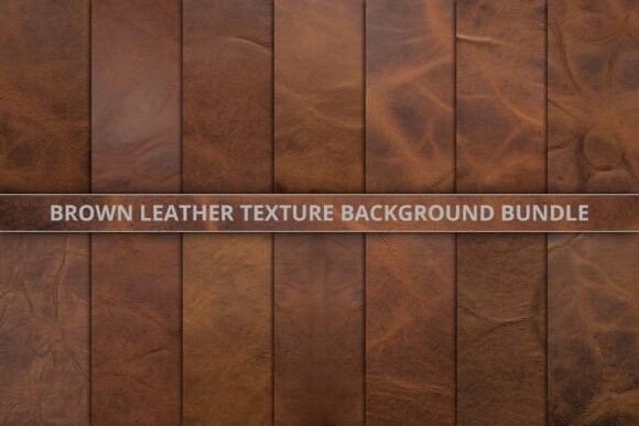 Download Brown Leather Texture Background Bundle - Background Collection