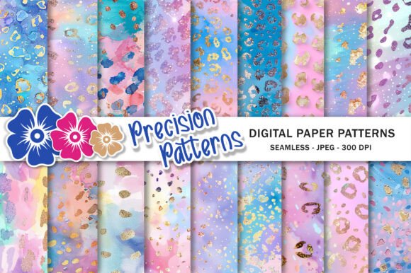 Download Pastel Leopard Print Glitter Background - Background Collection