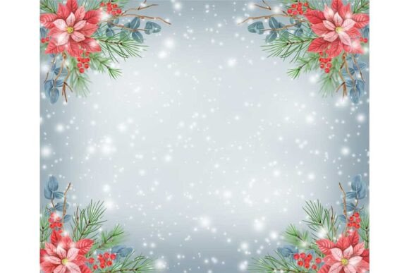 Download Christmas Background Winter Fir Brances - Background Collection