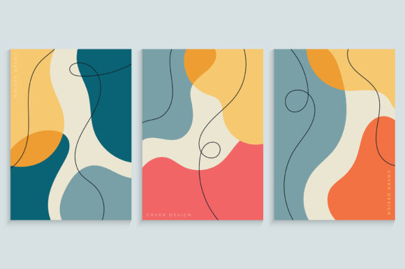 Download Organic Background with Colorful Shapes - Background Collection
