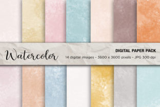 Download Watercolor Digital Paper Backgrounds - Background Collection