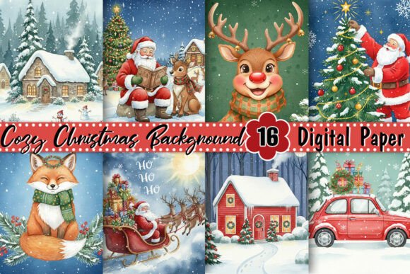 Download Cozy Christmas Background - Background Collection