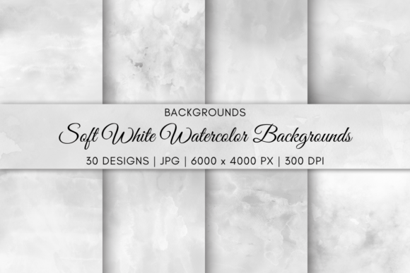 Download Soft White Watercolor Backgrounds - Background Collection